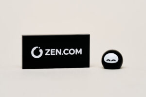 Zen.com 2x4 tile and mascot head