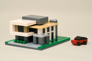 Micro house and car building kit
